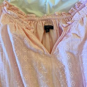 LN Talbots Soft Pink Blouse. 2X